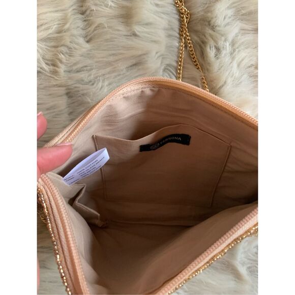 Versona Rose Gold I DO Beaded Crossbody Bag - Picture 3 of 8